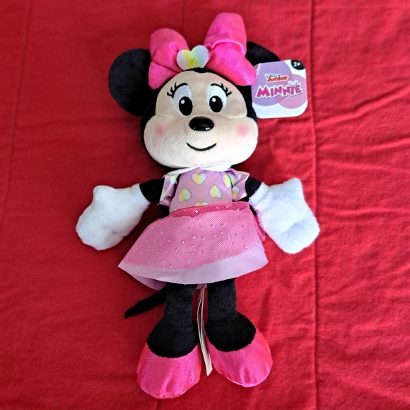 11" Disney Minnie Mouse Plush Toy  Dressed In Pink 🎀 - Picture 6 of 8
